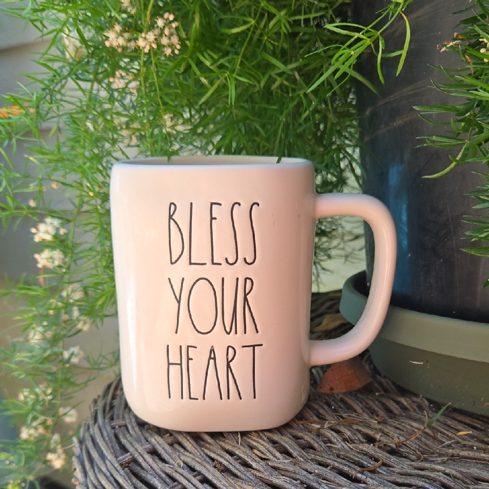 Rae Dunn Black and White Ceramic Mug
